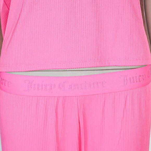 Juicy Couture Pink Pajamas Matching Set Casual Loungewear Two Piece Set Size XL - Picture 6 of 6